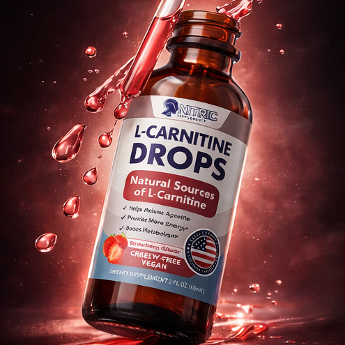 L-Carnitine 1000 Liquid Drops – Fast-Absorbing Energy &  Metabolism Support
