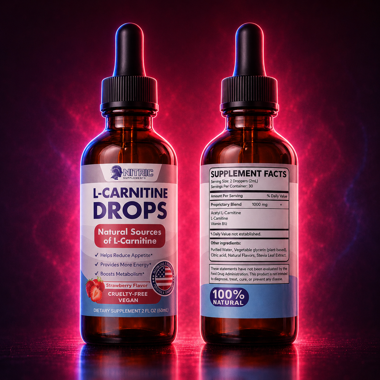 L-Carnitine 1000 Liquid Drops – Fast-Absorbing Energy &  Metabolism Support
