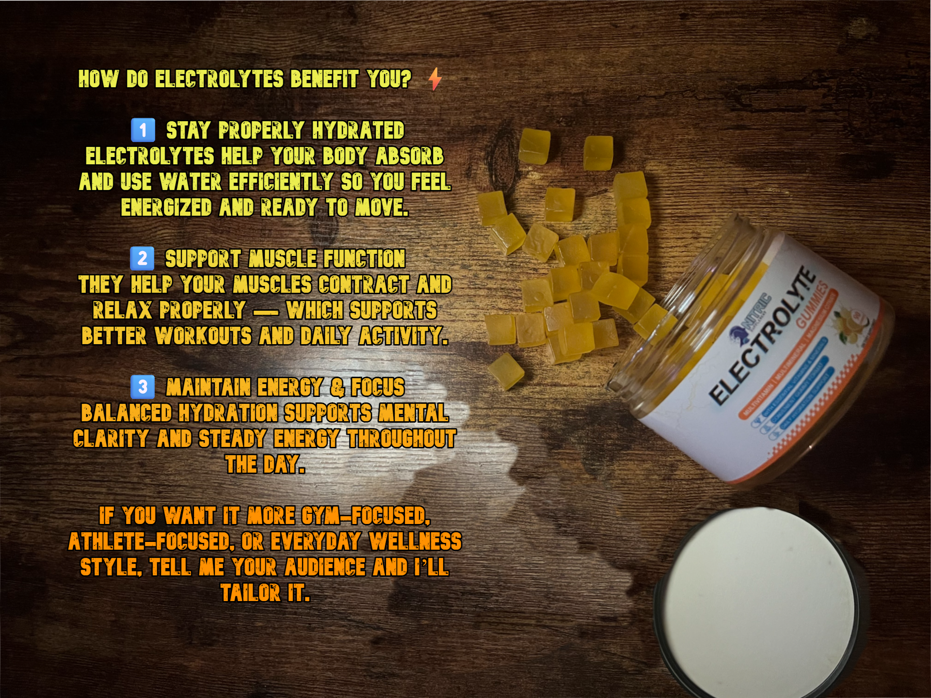 Nitric Electrolyte Gummies – Daily Hydration Fuel