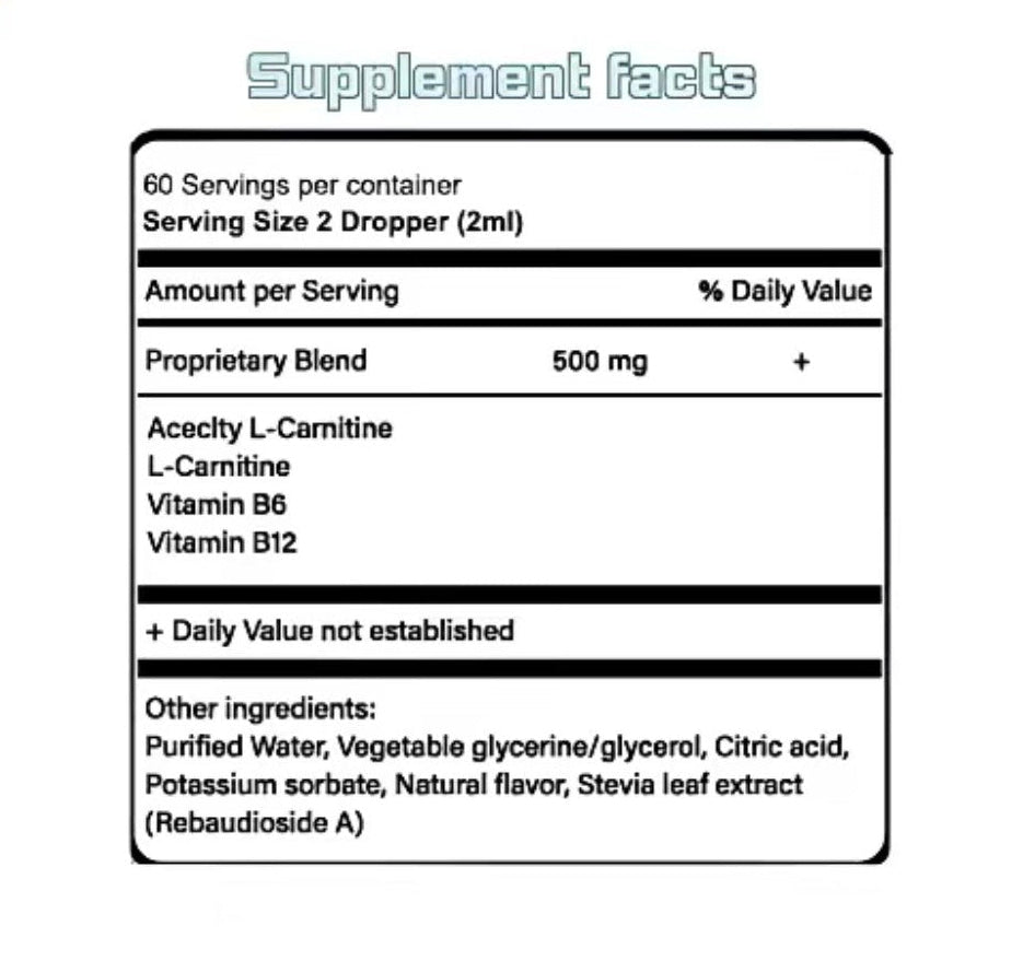 L-Carnitine 1000 Liquid Drops – Fast-Absorbing Energy &  Metabolism Support