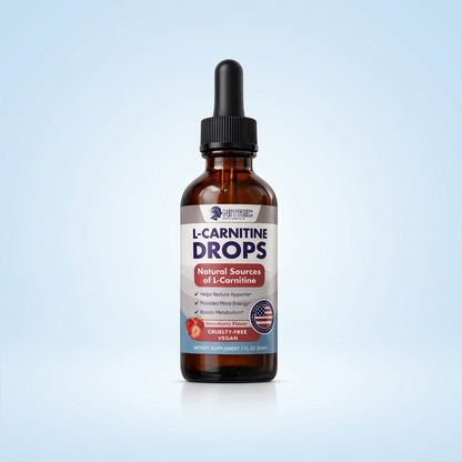 L-Carnitine drops - Faster Fat-Burning Energy in Minutes — No Crash, No Jitters